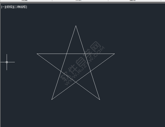 CAD怎么畫五角星的方法