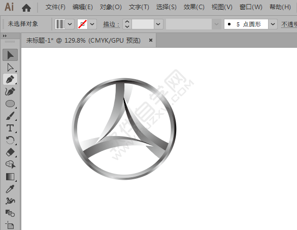 AI繪制合眾汽車圖標