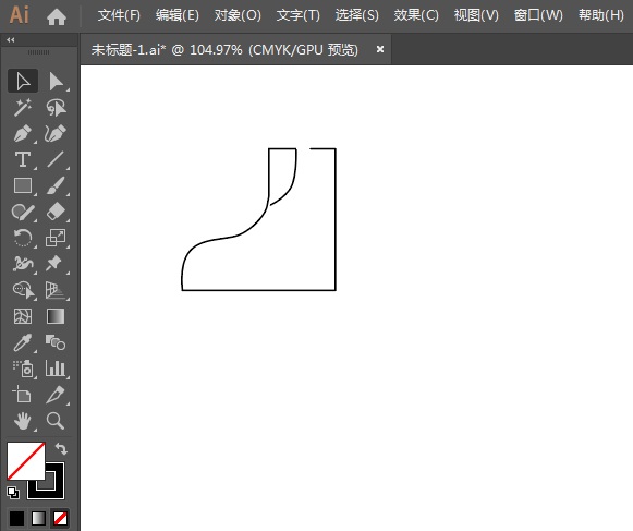 戶外鞋服圖標(biāo)用AI繪制的方法