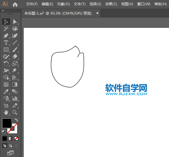 男士護(hù)理圖標(biāo)簡(jiǎn)筆畫(huà)用AI繪制的方法