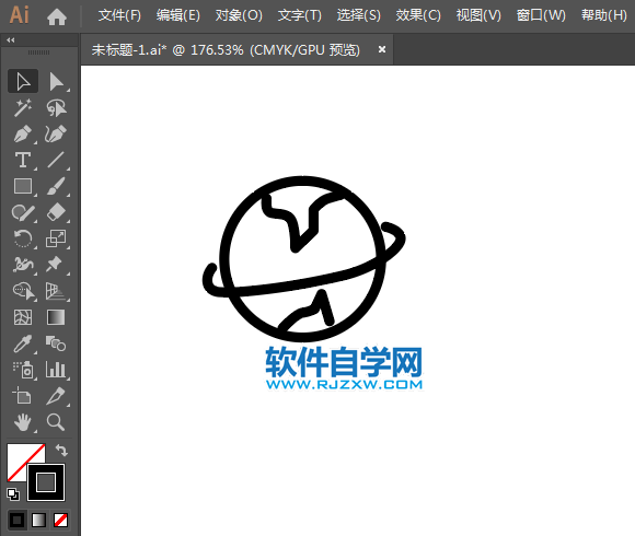 地址圖標(biāo)用AI繪制的方法