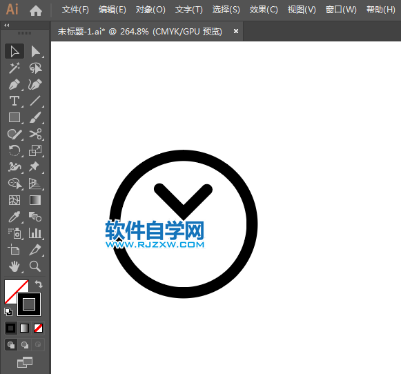 充值中心圖標用AI設計的方法