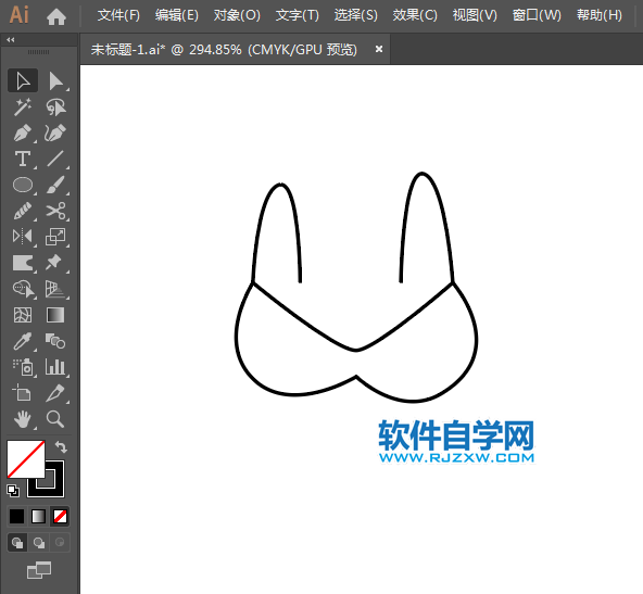 內(nèi)衣形狀標(biāo)識(shí)用AI繪制的方法