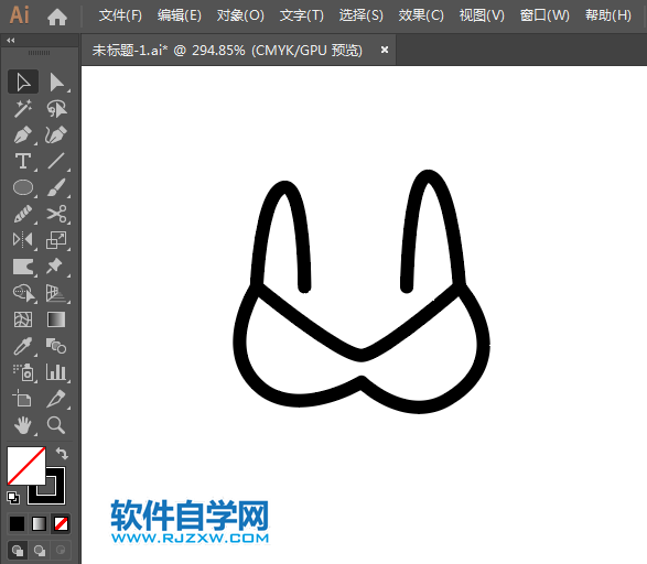 內(nèi)衣形狀標(biāo)識(shí)用AI繪制的方法