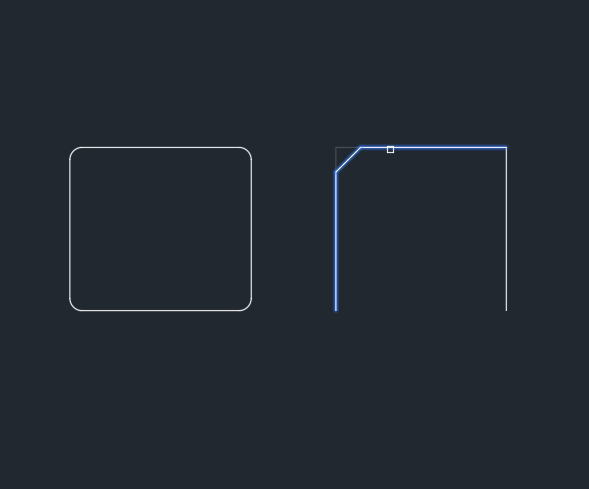 cad如何畫倒角和圓角的方法