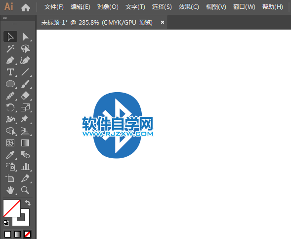 藍牙設備圖標用AI繪制的方法
