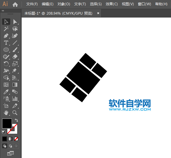 ai怎么繪制禁止碰到標志