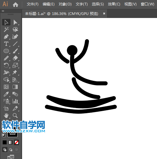 ai怎么設(shè)計(jì)蹦床運(yùn)動(dòng)標(biāo)識(shí)