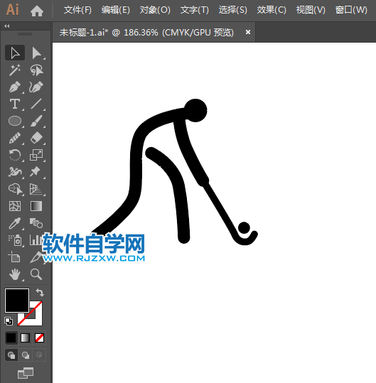 ai怎么設(shè)計(jì)曲棍球標(biāo)識(shí)