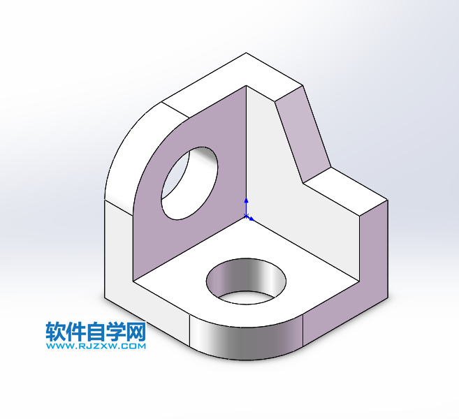solidworks實體建模新手用拉伸、倒圓角完成