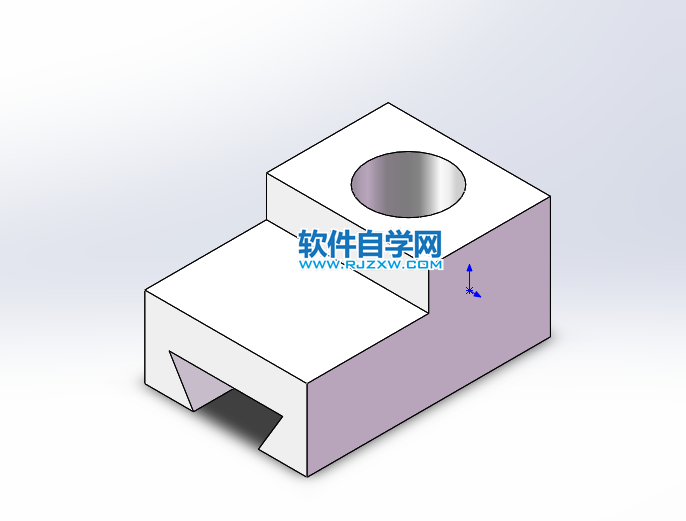 用SolidWorks進(jìn)行實(shí)體建模三個(gè)特征完成