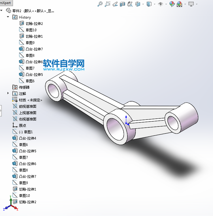 solidworks的兩側(cè)對稱繪圖技巧新手必學(xué)