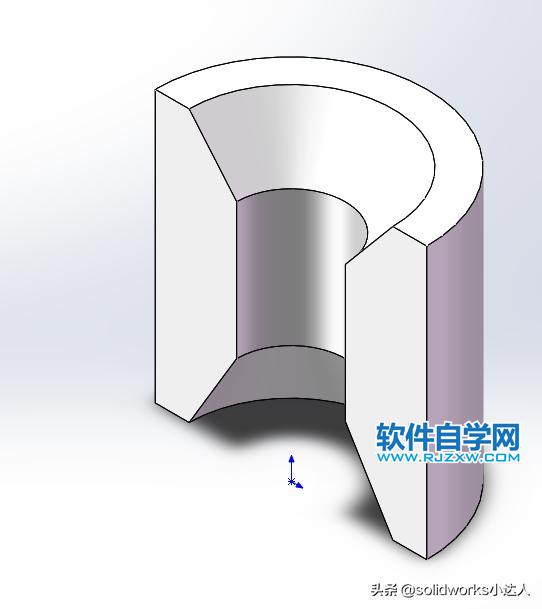 solidworks旋轉(zhuǎn)切除的使用方法