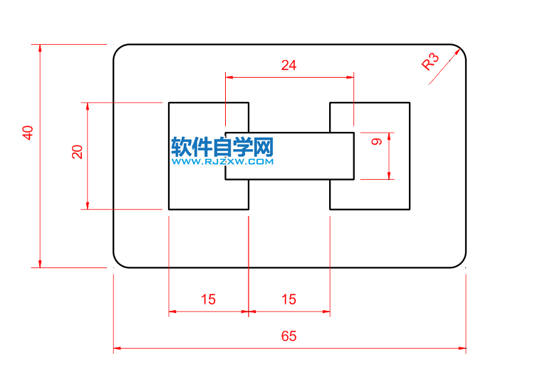 solidworks草圖繪制尺寸定位練習三