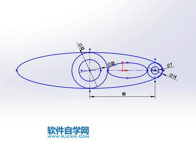 solidworks繪制草圖練習二