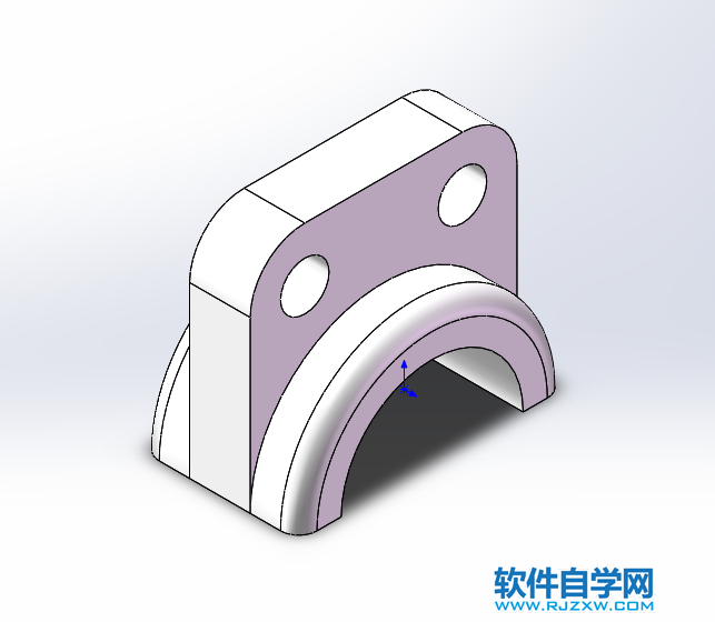 Solidworks實體倒圓角的方法