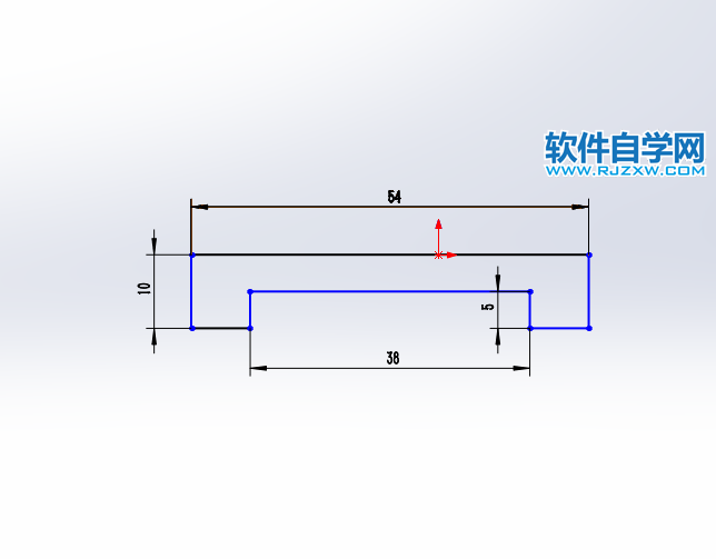 超簡單solidworks拉伸凸臺練習