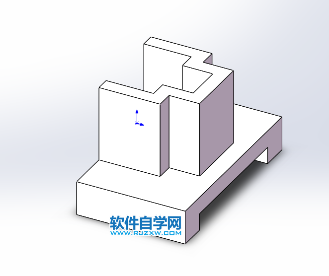 超簡單solidworks拉伸凸臺練習