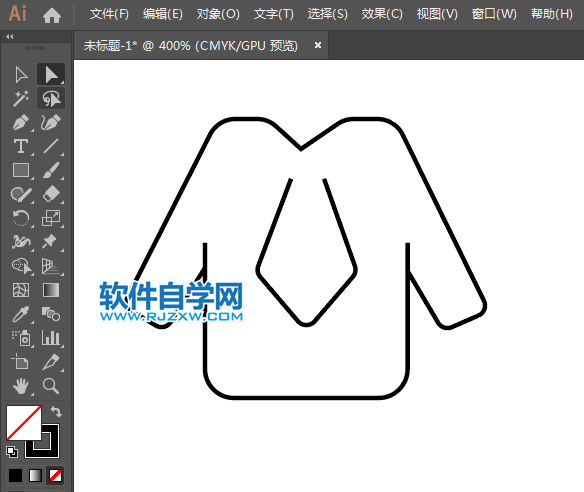 ai怎么畫男裝APP圖標
