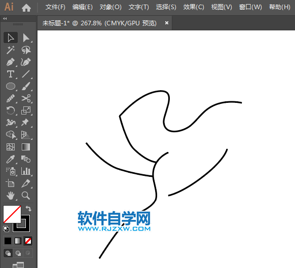 ai怎么繪制藝術體操圖標