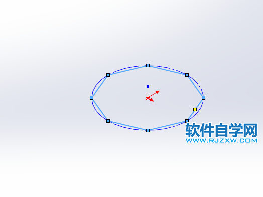 solidworks怎么畫外切八邊形