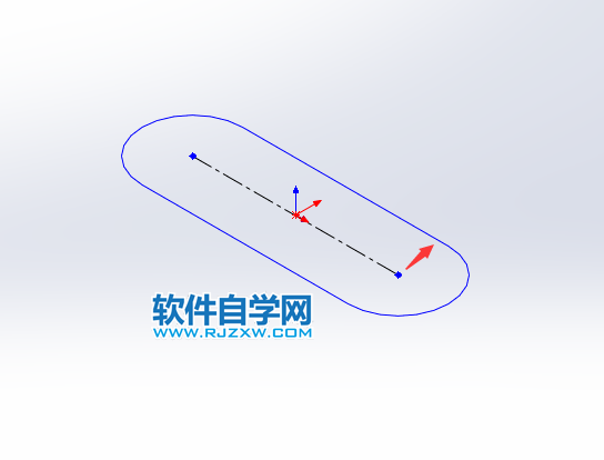 solidworks怎么畫中心點(diǎn)直槽口草圖