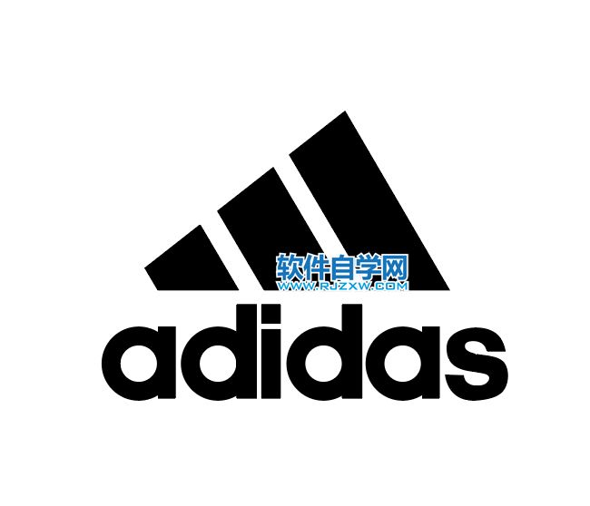 ai怎么設計adidas阿迪達斯商標