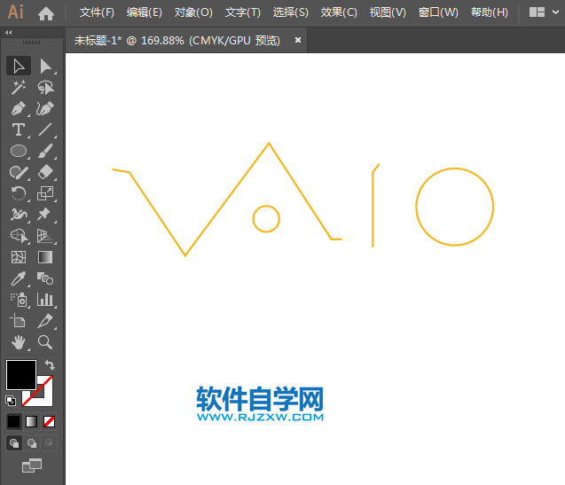 ai怎么設計索尼vaio標志