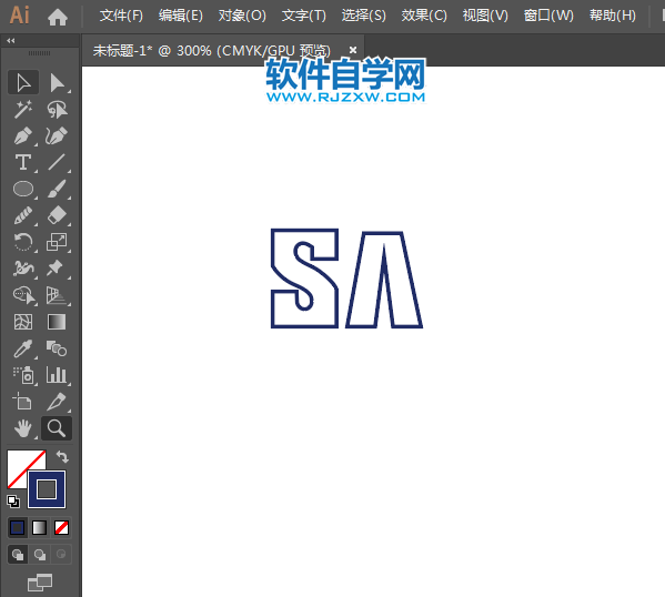 ai怎么設(shè)計三星標志矢量圖