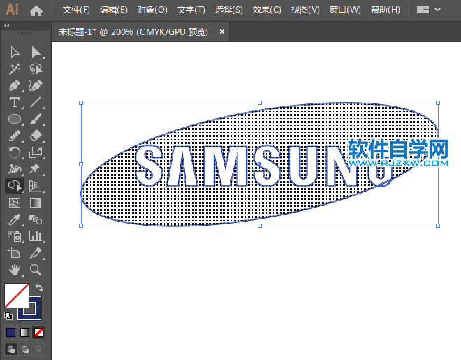 ai怎么設(shè)計三星標志矢量圖