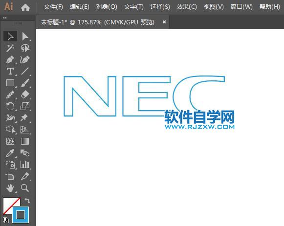 ai怎么設計NEC標志