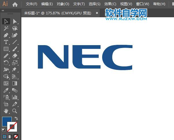ai怎么設計NEC標志