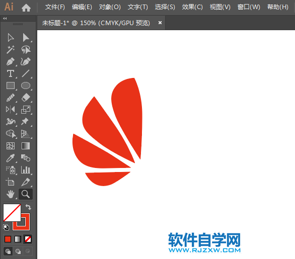 ai怎么設計華為新標志