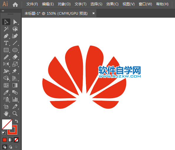 ai怎么設計華為新標志