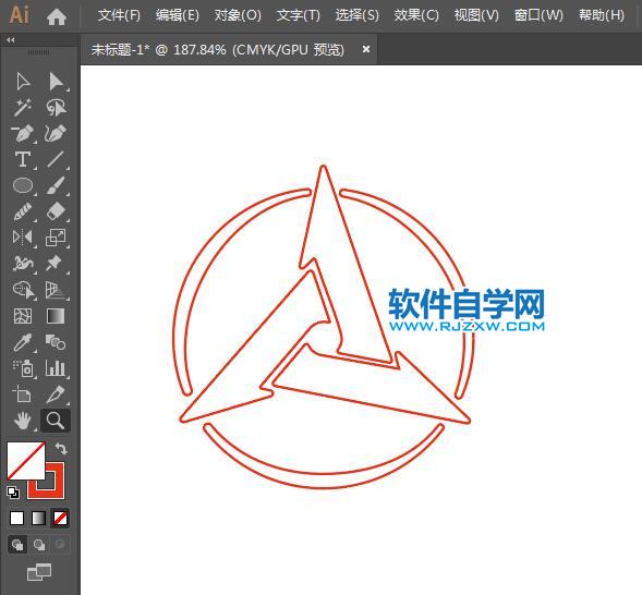 ai怎么設(shè)計三一重工標(biāo)志