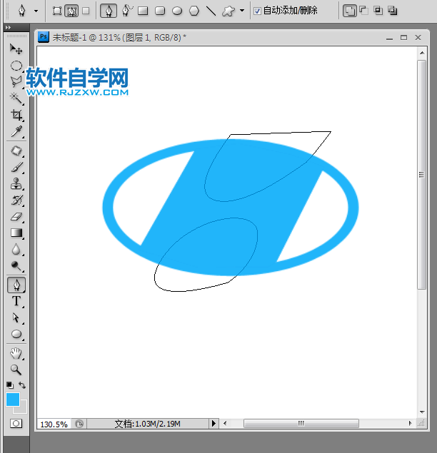 ps怎么設計現代標志