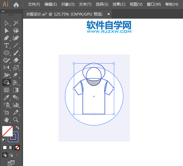 ai設計男士短袖衣衫