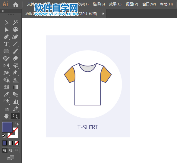 ai設計男士短袖衣衫