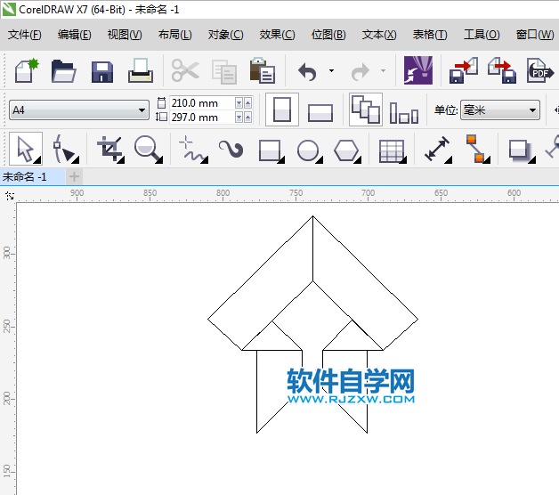 cdr怎么取消簡(jiǎn)單線框