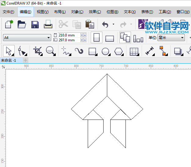 cdr怎么設置簡單線框