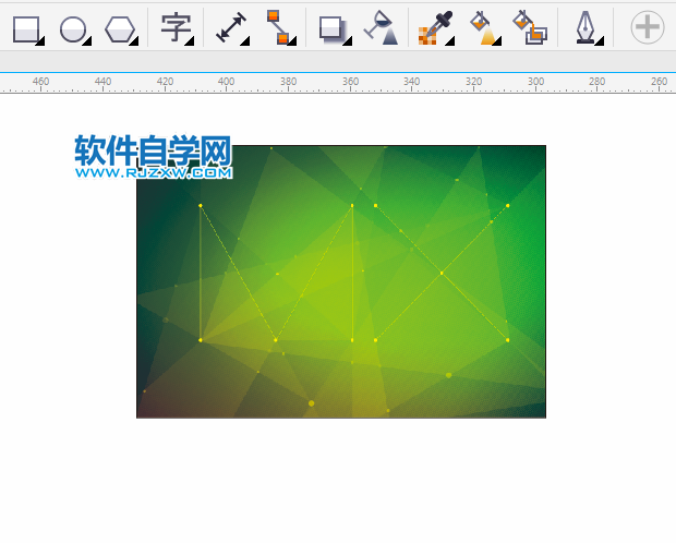 cdr圖片上面怎么疊印黃色