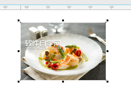 怎么在cdr圖框里按比例調整內容