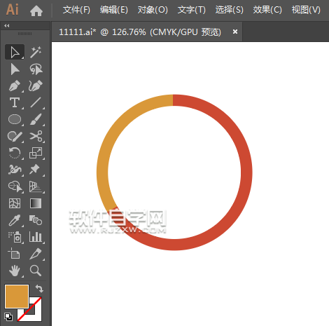 ai怎么設計撥號圖標