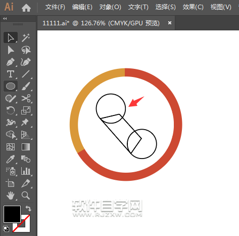 ai怎么設計撥號圖標