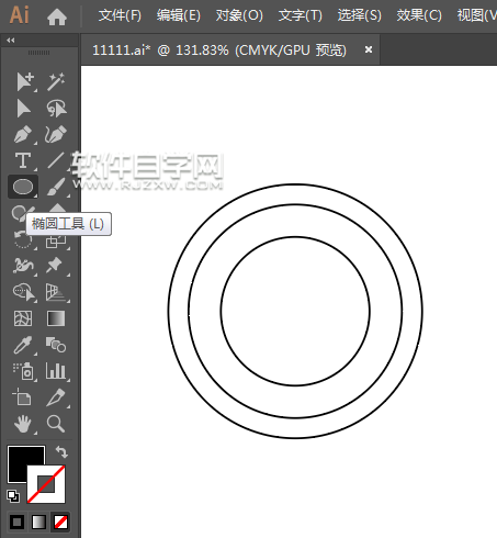 ai怎么畫文檔圖標