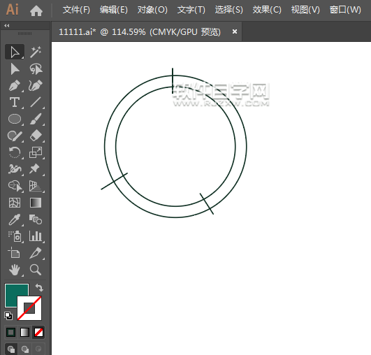 ai怎么畫手機淘寶圖標