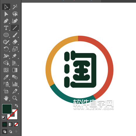 ai怎么畫手機淘寶圖標