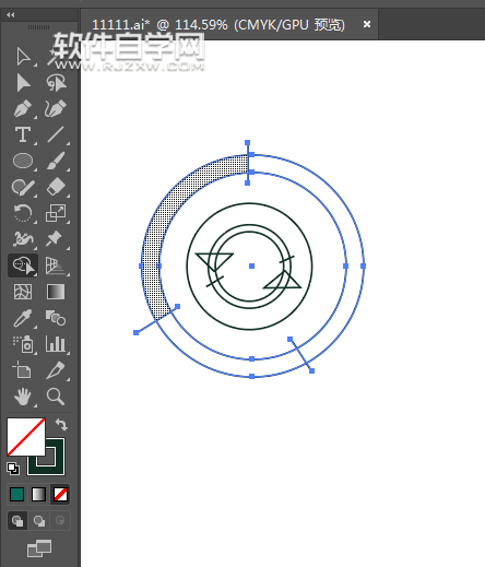 ai怎么畫系統升級圖標