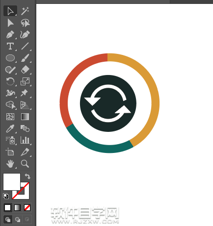 ai怎么畫系統升級圖標