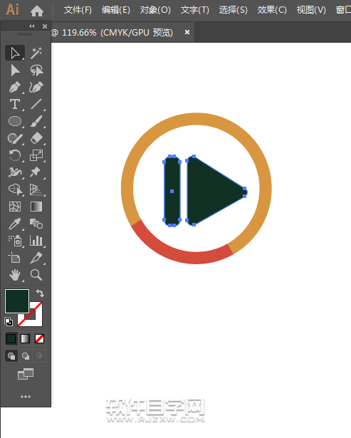 ai怎么畫視頻圖標